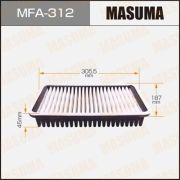 Воздушный фильтр MASUMA MFA312/A-189