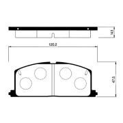 Колодки тормозные дисковые AVANTECH  AV756