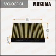 Салонный фильтр MASUMA MC931CL/AC-808E  угольный