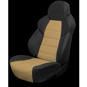 Авточехлы ДИНАС  DRIVE, к/з 100%, (черный/бежевый)