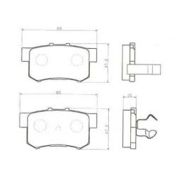 Тормозные колодки CTR CTR GK0339/CKHO-22/GP-05004/PN8807