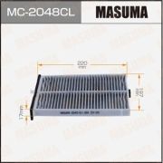 Салонный фильтр AC-407E MASUMA угольный
