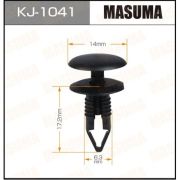Клипса крепежная MASUMA KJ-1041