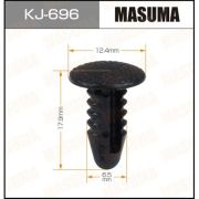 Клипса крепежная MASUMA KJ-696