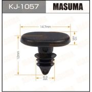 Клипса крепежная MASUMA KJ-1057