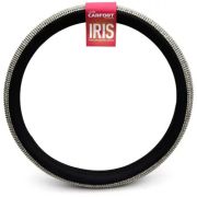 Оплетка CARFORT Iris 12, черная кожа, темные кристаллы, М