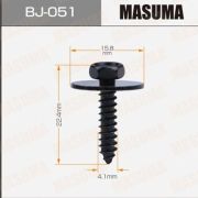 Саморез MASUMA BJ-051 4.1х22.4мм набор 10шт