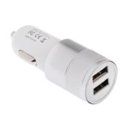 Автомобильное зарядное устройство, 2 USB, 2.1 А/1 А, МИКС