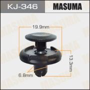 Клипса автомобильная (автокрепеж) MASUMA KJ346