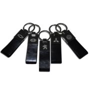 Брелок AE1213 - NISSAN  черная кожа, хром