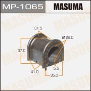 Втулка стабилизатора MASUMA /front LEXUS RX270, RX350, 2шт.MP-1065/TSB-GSL25/48815-48070/48815-AE030