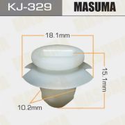 Клипса автомобильная  MASUMA KJ-329