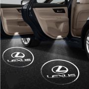 Подсветка в двери с логотипом диодная   «LEXUS» 12V/24V цвет белый комплект 2 шт