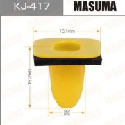 Клипса крепежная MASUMA KJ-417