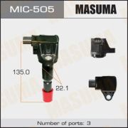 Катушка зажигания MASUMA MIC505/HCDI1003E  L15A, GD3, GD4, GD8, GD9