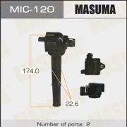 Катушка зажигания MASUMA MIC120 /90919-02212  5VZ