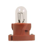 Лампа дополнительного освещения Koito. 28V 30mA T4.2 - пластик. цоколь (прозрач.)