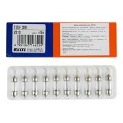 Лампа дополнительного освещения Koito 12V 3W T8 28mm 2213