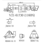 Амортизатор багажника JETT V2161730/68950-26192  RH