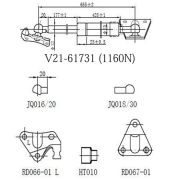 Амортизатор багажника JETT V2161731/68960-26192   LH