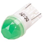 Лампа светодиодная Skyway T10 (W5W), 12 В, 1 SMD диодов, 1-конт, керамика, 3D зеленая