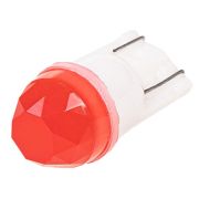 Лампа светодиодная Skyway T10 (W5W), 12 В, 1 SMD диод, 1-конт, керамика 3D, красная
