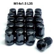Комплект гаек М14х1,5 L=35 черные (KK801448HT/BC)