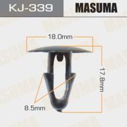 Клипса автомобильная (автокрепеж) MASUMA KJ-339