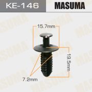Клипса автомобильная (автокрепеж) MASUMA KE-146