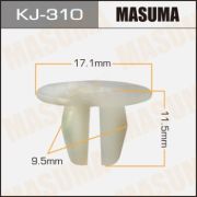 Клипса автомобильная (автокрепеж) MASUMA KJ-310