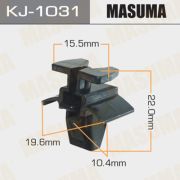Клипса крепежная MASUMA KJ-1031