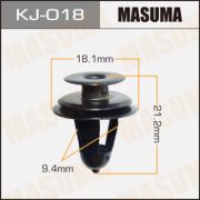 Клипса крепежная MASUMA KJ-018