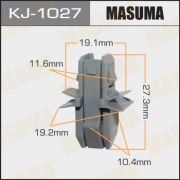 Клипса крепежная MASUMA KJ-1027.