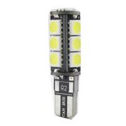 Лампа светодиодная T10 - 5050 - 13SMD  WHITE 12V canbus