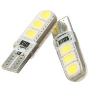 Светодиодная лампа для а/м T10-5050-6SMD-Crystal  (белый) 12V