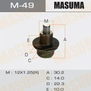 Болт маслосливной С МАГНИТОМ MASUMA (с шайбой) Toyota 12х1.25mm M-49/YH0112