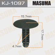 Клипса крепежная MASUMA KJ-1097
