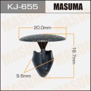 Клипса крепежная MASUMA KJ655