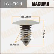Клипса крепежная MASUMA KJ-811
