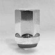 Гайка M12x1,5 конус, высота 32мм, с выступом, закрытая, ключ 19мм, хром (801345HT/801445HT/EL32)