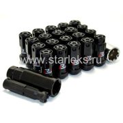 Комплект черных кованных гаек Drinty Racing Nuts М12х1.25