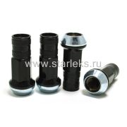 Комплект гаек М12х1,5 кон.выс.45 H=17 черный 4шт (RR304545NSF/BC)