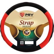 Оплётка на руль PSV STRAP Fiber (Черно-Красный) М