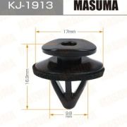 Клипса крепежная MASUMA KJ-1913