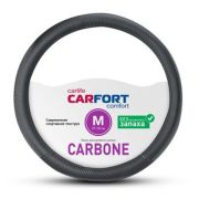 Оплетка CarFort Carbone, черная, М