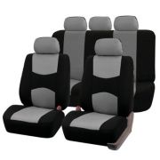 Чехлы CARFORT RC-1011 Raccoon, полный комплект для седана, ткань, черный с серым
