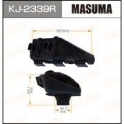 Клипса крепежная MASUMA KJ-2339 R