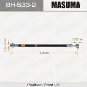 Шланг тормозной передний MASUMA  BH533-2  LH  Safari Y61