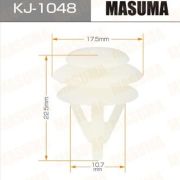 Клипса крепежная MASUMA KJ-1048