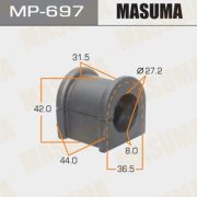 Втулка стабилизатора «Masuma» MP697/T166SV  к-т2шт.